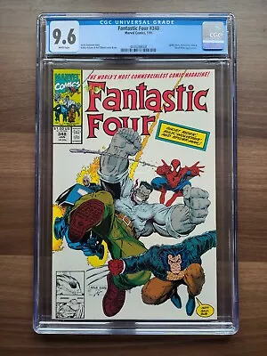 Buy Fantastic  Four #348 - 1991 - CGC  9.6 - White Pages - Arthur Adams - Marvel • 74£