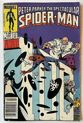 Buy Spectacular Spider-Man #100 Newsstand! KEY Early Spot Appearance! (Marvel 1985) • 3.93£