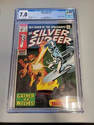 Buy Silver Surfer #12 CGC 7.0 1970 Abomination Appearance • 95.94£