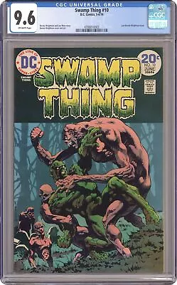 Buy Swamp Thing #10 CGC 9.6 1974 4398010003 • 205.56£