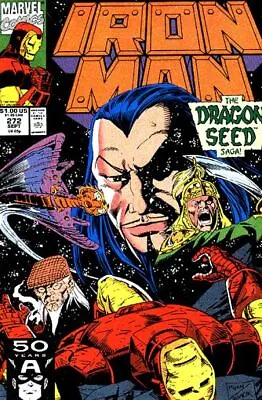 Buy IRON MAN #272 F/VF, Direct, Marvel Comics 1991 Stock Image • 2.37£