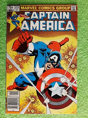 Buy CAPTAIN AMERICA #275 VF Newsstand Canadian Price Variant Key 1st Zemo : RD5413 • 11.78£