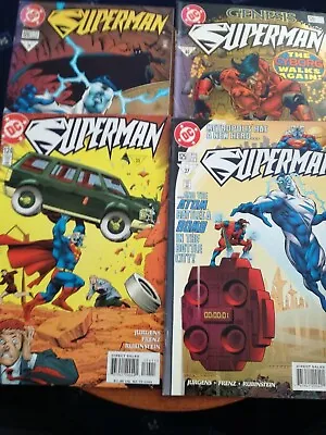 Buy Superman #124,125,126,128 1997 Four Issue Lot  • 4£