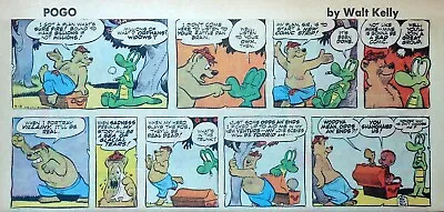 Buy Pogo By Walt Kelly - Full Color Sunday Comic Page - May 3, 1959 • 2.36£