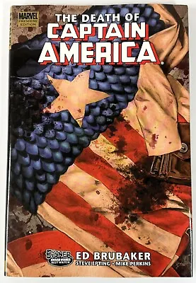 Buy The Death Of Captain America Marvel Premiere Edition Hardcover Graphic Novel • 19.98£