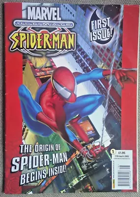 Buy Ultimate Spider-man Uk Marvel No.1 From 2002 New Twist To Origin Of Spider-man • 1.99£