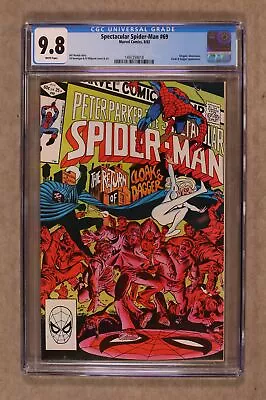 Buy Spectacular Spider-Man Peter Parker #69 CGC 9.8 1982 1497259018 • 123.93£