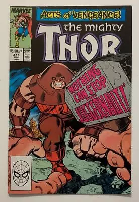 Buy Thor #411. KEY 1st Appearance New Warriors (Cameo) (Marvel 1989) VF- Issue. • 60£
