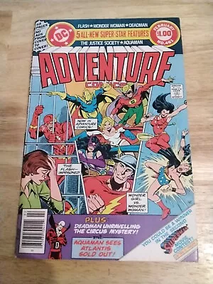 Buy Adventures Comics # 461 : D.C. Comics 1979 : 68 Pages : The Flash, J.S.A. ... • 5.99£