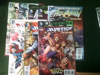 Buy Justice League Issues 13 To 18 New 52 Geoff Johns Aquaman 15 & 16 DC • 20£