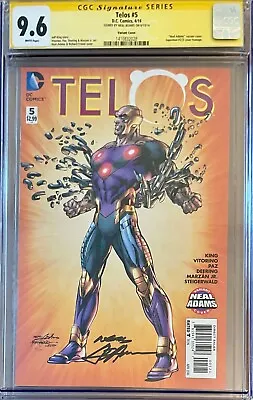 Buy Telos #5 Variant CGC SS 9.6 SIGNED Neal Adams DC 2016 Superman 233 Homage • 96.41£