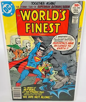 Buy World's Finest Comics #243 Dc Comics *1977* 7.5 • 7.09£