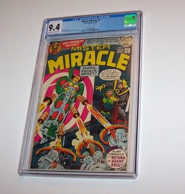 Buy Mister Miracle #7 - DC 1972 Bronze Age Issue - CGC NM 9.4 • 115.93£