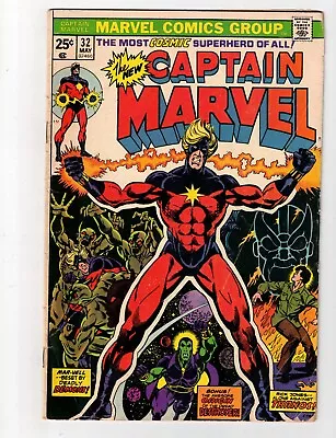 Buy Captain Marvel #32 Marvel Comics 1974 Good FAST SHIPPING! • 4£