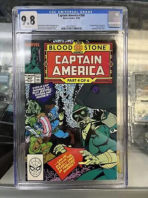 Buy Captain America #360 CGC 9.8 1989 1st App. Crossbones • 112.59£