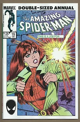 Buy 🔥amazing Spider-man Annual #19*marvel 1985*john Romita*1st Alistaire Smythe*vf* • 16£