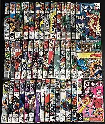 Buy Fantastic Four Comic Lot Run Of 310 - 351 Marvel (1987 - 1991) Set Of 42 Comics • 63.24£
