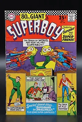 Buy Superboy (1949) #129 80 PG Giant G-22 Curt Swan Cover All Reprints Mon-El NM- • 47.49£