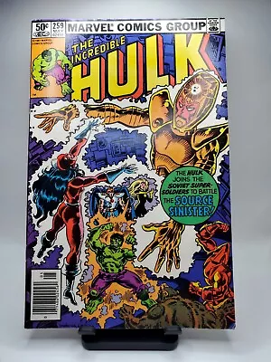 Buy Incredible Hulk #259 Marvel 1981 Origin Of Darkstar And Vanguard! Mark Jewelers! • 18.18£