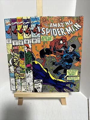 Buy Lot Of 5- The Amazing Spider-Man #340, 341, 343, 348 & 349 Marvel 1990 • 20.11£