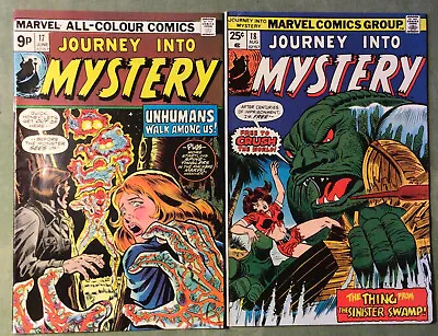 Buy Journey Into Mystery, 2nd Series.  #17.  #18. 1975.   Marvel Comics. Bronze Age. • 16£