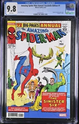 Buy Amazing Spider-Man Annual: Facsimile Edition 1 CGC 9.8 • 50£