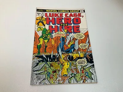 Buy Luke Cage, Hero For Hire #12 Comic Book Vol. 1, 1973, Marvel • 10.62£