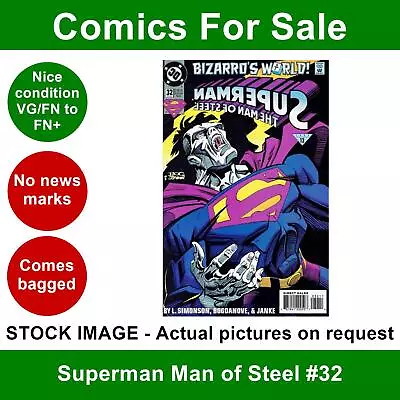 Buy DC Superman Man Of Steel #32 Comic - VG/FN+ 01 April 1994 • 3.99£