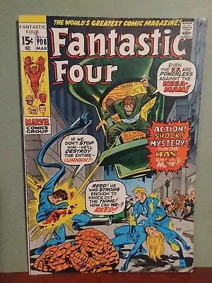 Buy Fantastic Four #108 1st App. Nega-Man! Cameo Annihilus! Marvel 1971  4.0 • 11.82£