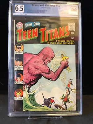 Buy Brave And The Bold # 60 Graded 6.5 FN+ 1st Appearance Of Wonder Girl 1965 • 513.89£