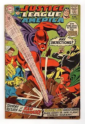 Buy Justice League Of America #64 VG 4.0 1968 1st And Origin Silver Age Red Tornado • 35.62£