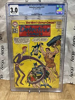 Buy DETECTIVE COMICS #310 CGC 3.0 OFF WHITE PGS 12/62 BAT-MITE APPEARANCE Key Comic • 158.46£