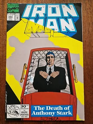 Buy Iron Man #284 - 1st Rhodey War Machine - Marvel Comics 1992 • 2£
