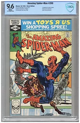 Buy Amazing Spider-Man # 209  CBCS  9.6   NM+   White Pgs  10/80  1st App. & Origin  • 221.28£