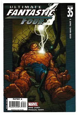 Buy Ultimate Fantastic Four #35 - Marvel 2004 - Cover By Pasqual Ferry [GOD WAR] • 5.99£