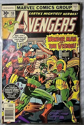 Buy Avengers #158 (Apr 1977, Marvel) 1st Appearance Of Graviton • 20.08£