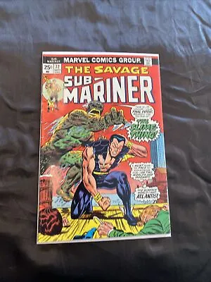 Buy The Savage Sub-Mariner #72 Marvel Comics 1974 (FN+ 6.5) 1st Marvel/DC Crossover1 • 11.85£