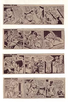 Buy Brenda Starr By Messick & Ramona Fradon - 17 Daily Comic Strips From July 1983 • 4.38£