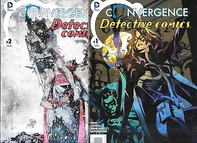 Buy DC Comic Convergence Detective Comics No's 1 + 2 From 2015 Batman Superman • 1.95£