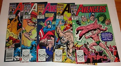 Buy Avengers #306,307,308,309,310 Glossy Nm 9.2/9.4  1989 • 22.14£