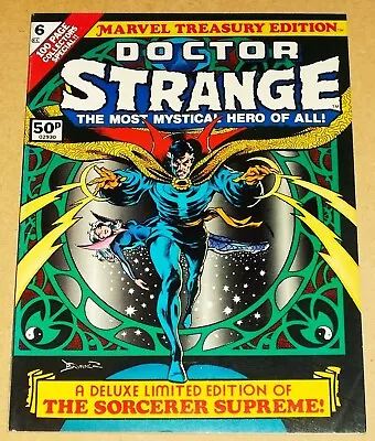 Buy MARVEL TREASURY EDITION #6 Vfn Doctor Strange  Marvel 1975 UK P/p 20p Each Extra • 6£