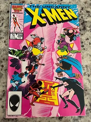 Buy Uncanny X-Men #208 Vol. 1 (Marvel, 1986) Key 1st Mention Of Omega Mutant, VF+ • 7.43£