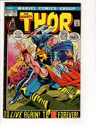 Buy The Mighty THOR #201 1st Appearance Of Blackworld (1972) • 11.13£