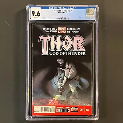 Buy Thor God Of Thunder #6 CGC 9.6 🔑 1st Knull Appearance - Origin Of Gorr 🔑 2013 • 79.66£