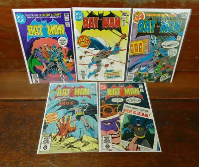 Buy Bronze Age Batman Lot Of 5: #305, 333, 334, 335, And 340 - DC Comics 1978 • 31.50£