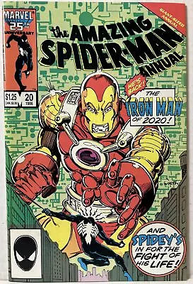 Buy Amazing Spider-Man Annual 20  Iron Man 2020 Marvel 1986 NM- • 7.99£