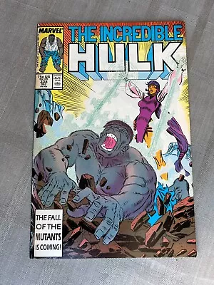 Buy The Incredible Hulk Volume 1 No 338 Vo IN Very Good Condition/Very Fine • 10.14£