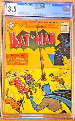 Buy BATMAN #103 (DC:1956) Appearance Ace Bat-Hound CGC 3.5 (VG-) • 181.05£