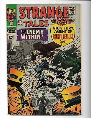 Buy Strange Tales 147 - Vg/f 5.0 - 1st App Kaluu - Nick Fury - Doctor Strange (1966) • 19.03£