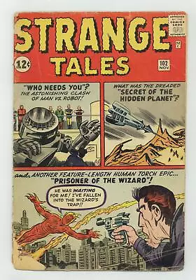 Buy Strange Tales #102 GD- 1.8 1962 • 107.94£